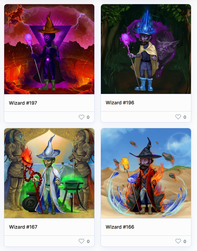 KanyleF's tweet photo. @NFT_Justin I would mint some more Wizards! @LandOfAygesCNFT https://t.co/HvPVc1KeDn