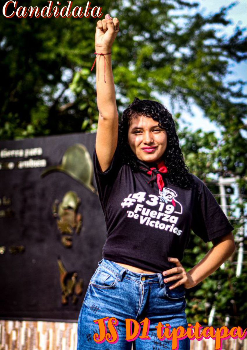 juventudsandi11's tweet photo. Presentamos A Nuestra  Bella Candidata 
A Chica 43/19 kimberly Delgadillo Salas @CTipitapa  @ElCuerv0Nica  @calix_gomez  @JoseLacayoPLOMO @ATicuantepe @PapiSandinista @100Mateare @JS19JManagua  @el19digital https://t.co/CxzYdM8LdY
