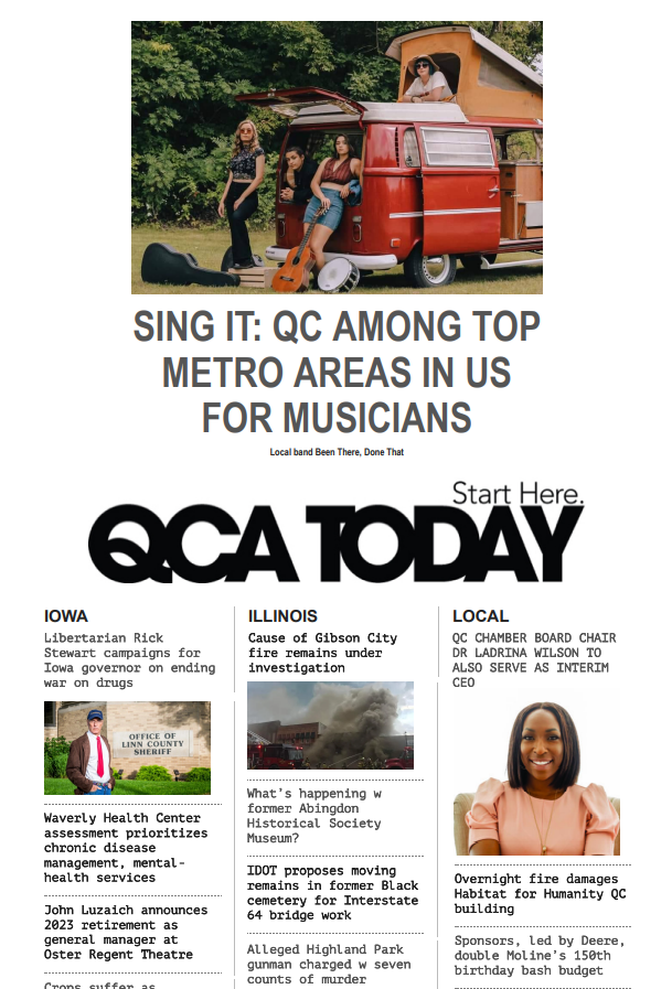 QCAToday's tweet photo. Jonathan Turner (@JTpianoman)/@WHBF re @VividSeats has place the QCA @ N° 11 among the top metro areas w the highest concentration of musicians &amp; singers. @RiverMusicExp @VisitQuadCities Link to lead story @ https://t.co/dJZIt8q7tS. . . https://t.co/LmduxI9Hay