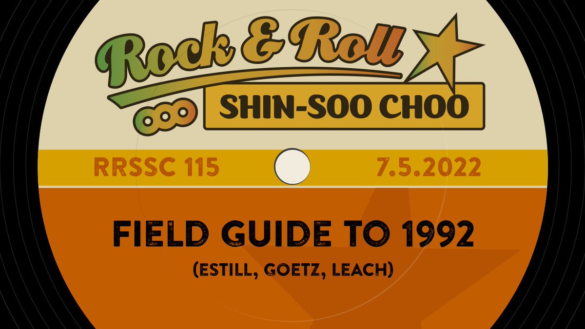 rocknchoo's tweet photo. NEW EPISODE: Field Guide to 1992. From the Blue Jays to Stadium Club to the Black Crowes to Dr. Dre to R.E.M. to Blind Melon and much more, we cover quite a bit of ground. Listen on podcast apps and https://t.co/yNp8gXfTie. https://t.co/WljIhP5ZhT