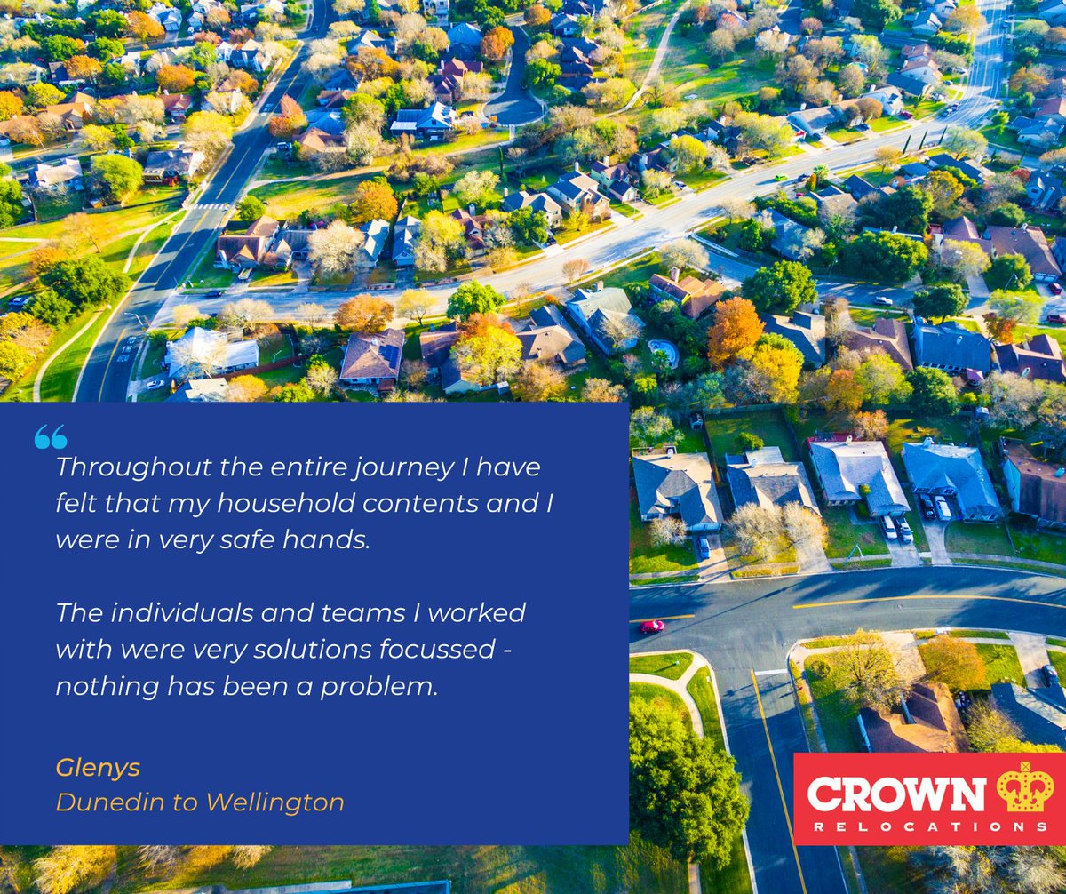 CrownReloNZ's tweet image. We're here to make your relocation simpler! 
ow.ly/HcpX50JJ6r7

#MovingReviews #MovewithCrown #GoKnowing #WithYouAlltheWay #MakingitSimpler #RelocationReview
