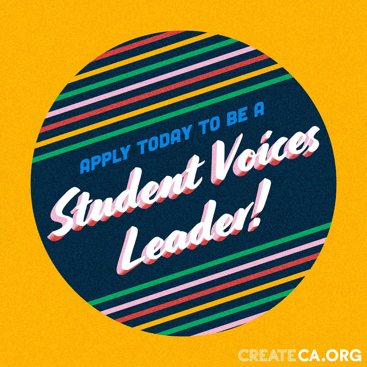 The arts help students discover their voice! <a href="/Create_CA/">Create CA</a>’s Student Voices Leaders program helps them use it to make positive change. Apply today  bit.ly/3nKMPnQ

 #CreativityIsNotOptional #ArtsEdRebuilds #LACountyArtsEd #LACountyArts