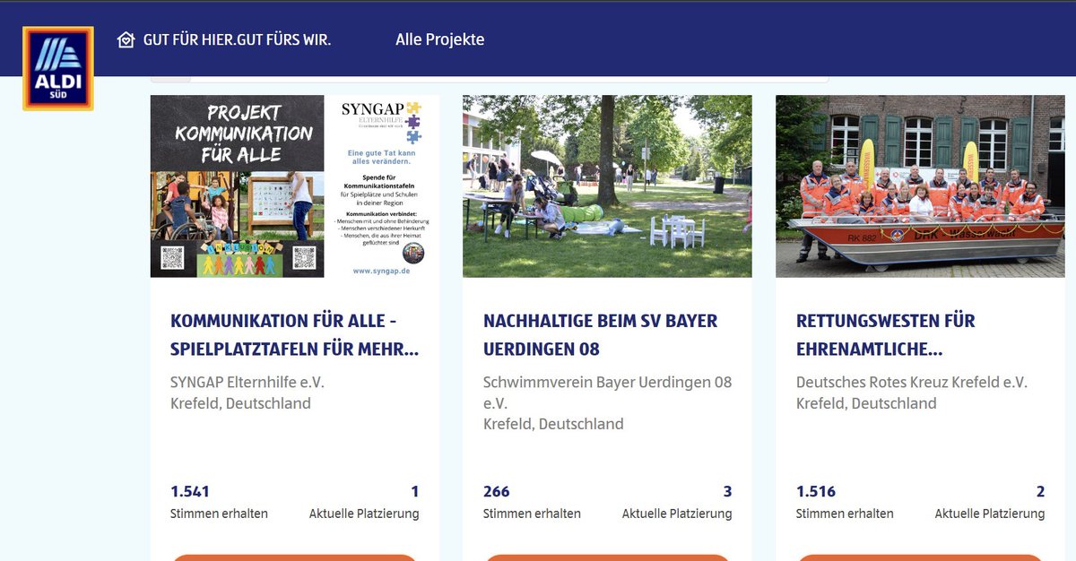 Was für ein #herzschlagfinale beim Vereinswettbewerb #gutfürhier #gutfürswir von <a href="/AldiSd4/">AldiSüd</a>. Wir sind noch völlig #geflasht vom Ergebnis. Der 1. Platz für die SYNGAP Elternhilfe e.V. und unser Projekt für #METACOM Tafeln für mehr #Inklusion. #Autismus  #unterstützteKommunikation