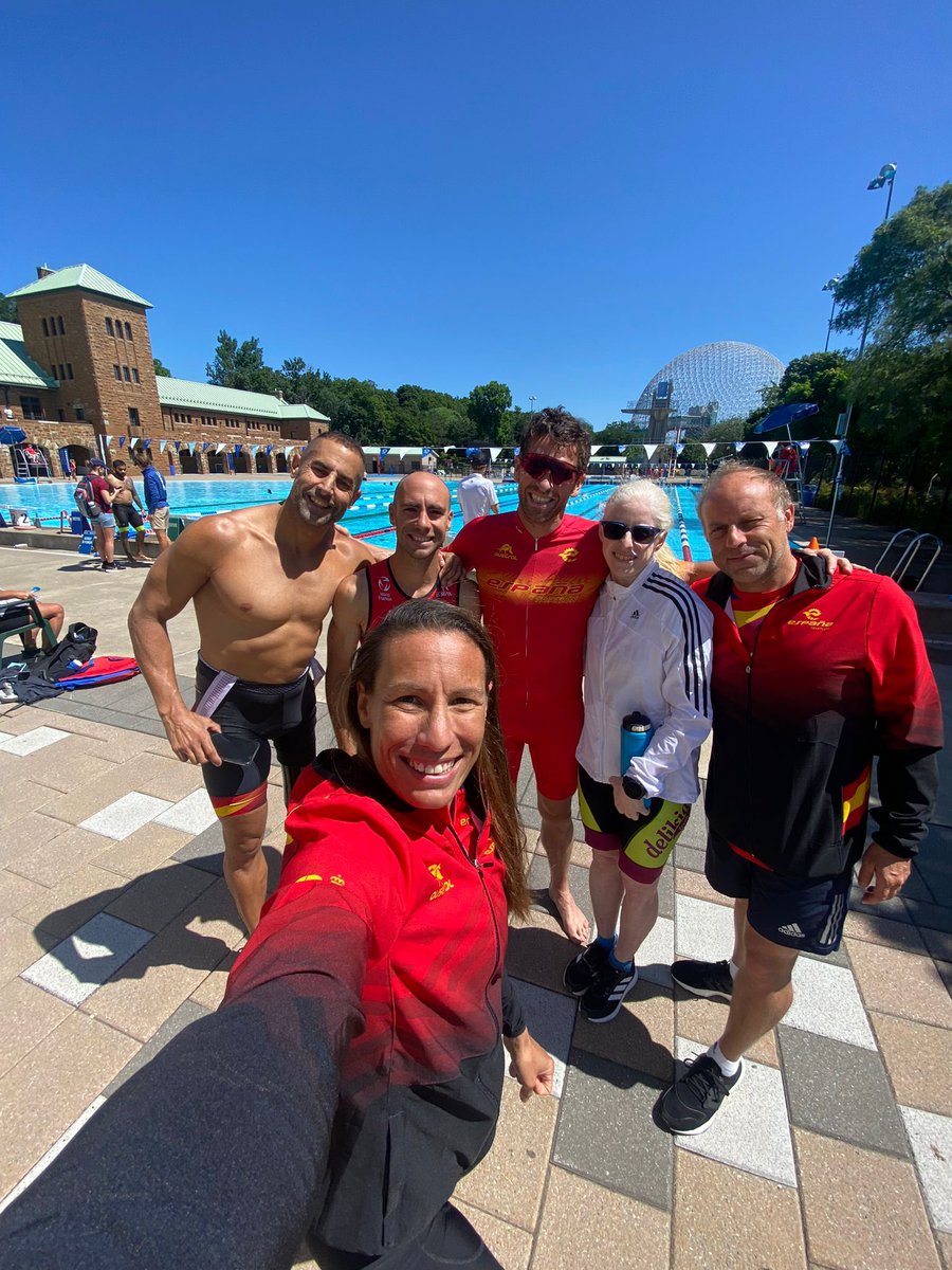 Aquí por Montreal 🇨🇦 un poco de 🏊‍♀️🚲🏃‍♀️ y en menos de 48h estamos dando 🔥! <a href="/Lionelmg/">Lionel Morales Gnz</a> <a href="/luispia3/">luis piña</a> <a href="/saralm33/">Sara Löehr</a> Jota y Nacho