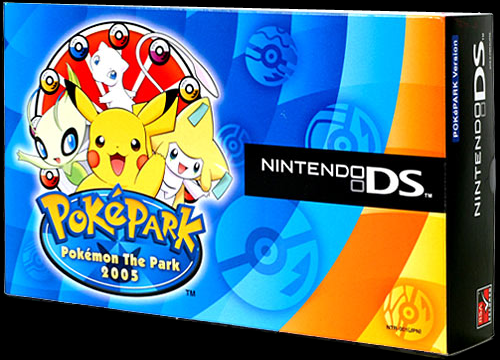 Specially themed PokePark Nintendo DS system from 2005. As the art