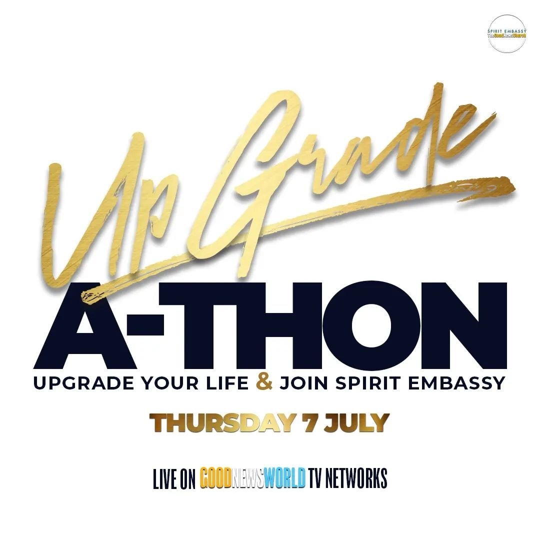 Upgrade-A-Thon takes place tomorrow on all our GoodNews Networks, and our brand new home of Channel 591 on Sky 📺

We have a full day of Praise and Worship, Testimonies and Interviews. Tune in, be part of Spirit Embassy! #upgradeyourlife

#uebertangel #bebeangel #goodnewsworld