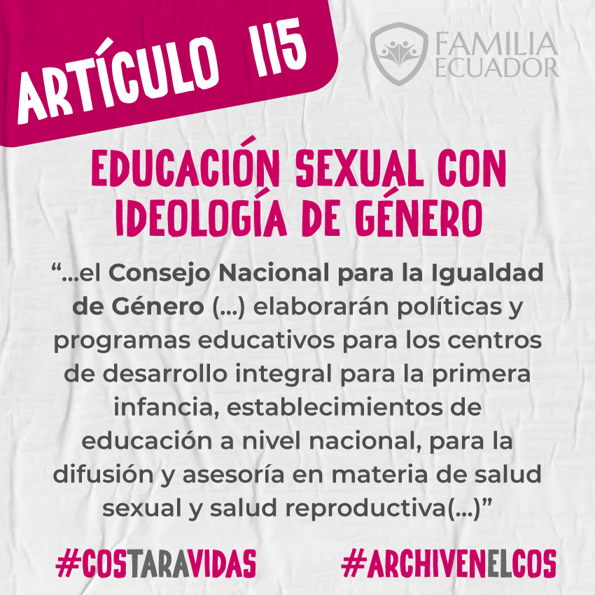 _FamiliaEcuador's tweet photo. 🚨 ¿Qué pasa con el Código de Salud que quieren aprobar en la @AsambleaEcuador ?
En estas cápsulas te explicamos mejor. Ayúdanos a pasar la voz y pedir que #ArchivenElCOS porque #COStaraVidas
1/2 🧶 https://t.co/ptWCrQj3ef