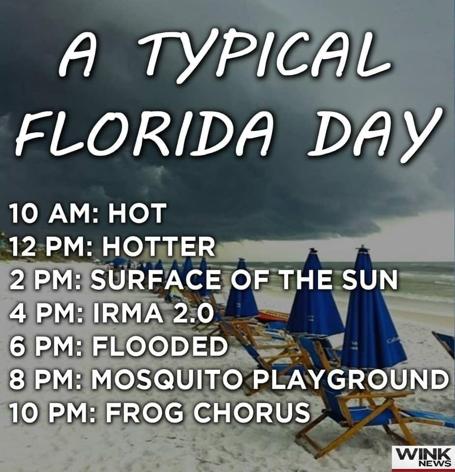 MattDevittWX's tweet photo. Accurate. 💯 @WINKNews https://t.co/R7zGrRfppy