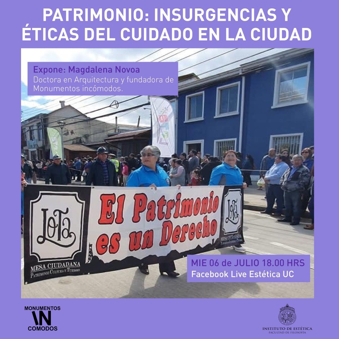 [HOY 18.00] 🤔 ¿Patrimonio insurgente? Este concepto se usa para referirse a prácticas patrimoniales que emergen desde comunidades p/ crear espacios de ciudadanía, derechos sociales y culturales.

📍Súmate: Sólo debes conectarte a Facebook.com/InstitutoDeEst…