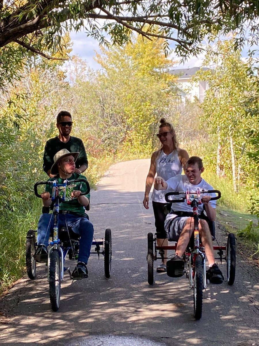 The Adventurous J's are leading the Mobility Challenge in fundraising, so far! They both attend our programs in Calgary like Heart &amp; Soul Music Therapy! Plus they receive regular mental health and wellness checks from our Support Team. cpalberta.akaraisin.com/ui/mobilitycha… #YYC #YEG #Alberta
