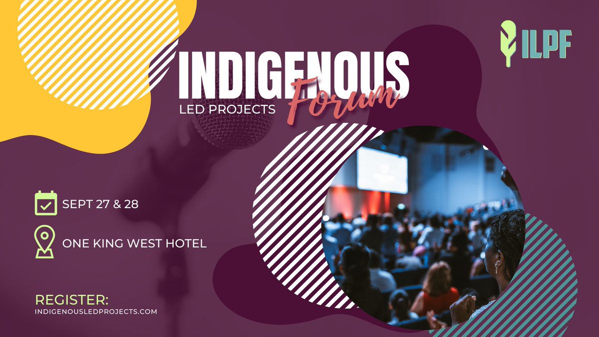 indigenousLPF's tweet photo. JOIN US at the first edition of Indigenous Led Projects Forum - #ILPF in #Toronto
https://t.co/DMUJ9QwlWU
#indigenousprosperity #indigenouseconomicdevelopment #indigenousengagement #indigenousbusiness #indigenousconference https://t.co/OnuJYW4Sbf