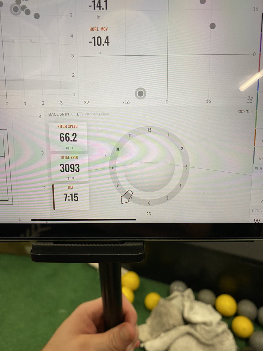 Threw a bullpen at @PPL_Lex. Finally hit 3K RPM on my curveball <a href="/LexCathBaseball/">LexCathBaseball</a>