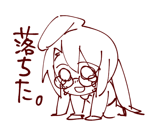 レンミッキちゃんのスタンプ作りたいな 