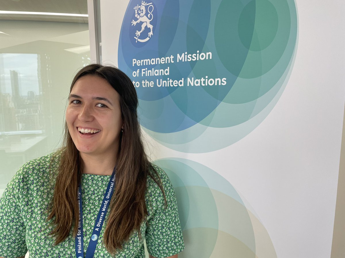 Engaging dialogue with Minister <a href="/liandersson/">Li Andersson</a> on e.g.

🔹#education
🔸#SDGs
🔹#InformalLearning 

Thank you Youth Delegates to #HLPF for sharing your ideas – special thanks goes to #FinlandUN junior advisers who planned the concept and <a href="/saanahenriikka/">Saana Annala</a> who moderated the discussion.