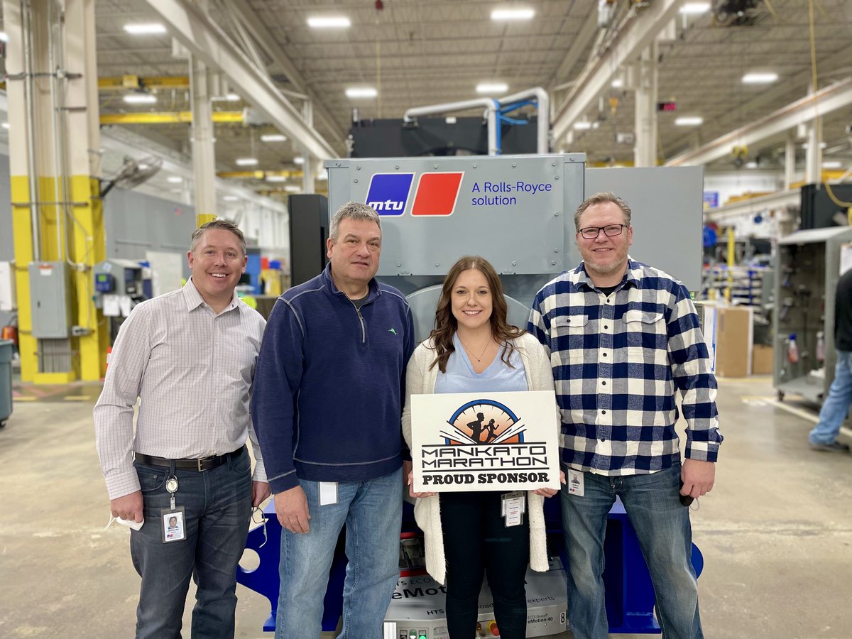 📢 Shout out to our volunteer sponsor, <a href="/MTUonsiteenergy/">MTU</a>‼️
Thank you for your support of the #MankatoMarathon!