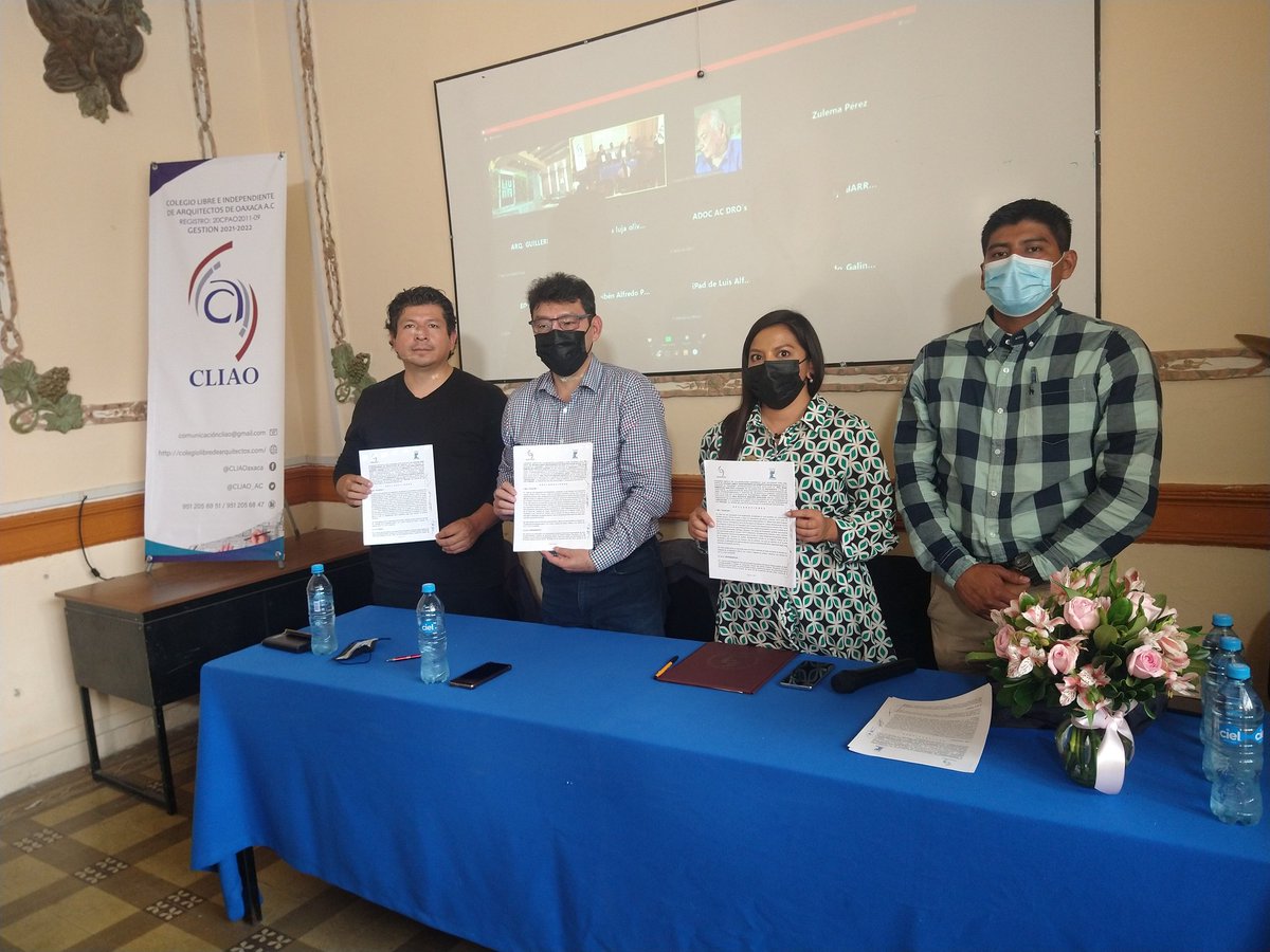 Nos encontramos en la forma de convenio de colaboración entre el <a href="/CLIAO_AC/">Colegio Libre e Independiente de Arquitectos</a> y la ADOC asociación de arquitectos directores responsables de obra