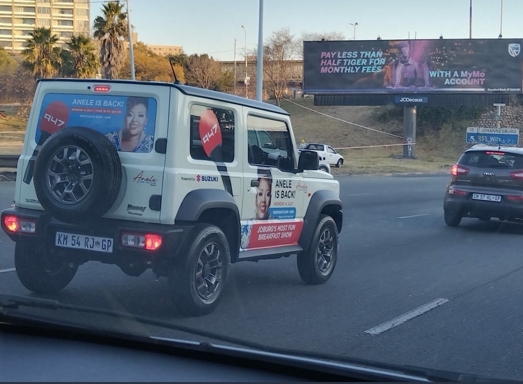 Anele's tweet photo. The car you are going to win. Yeah… you #aneleandtheclub https://t.co/IKyHz2HatH