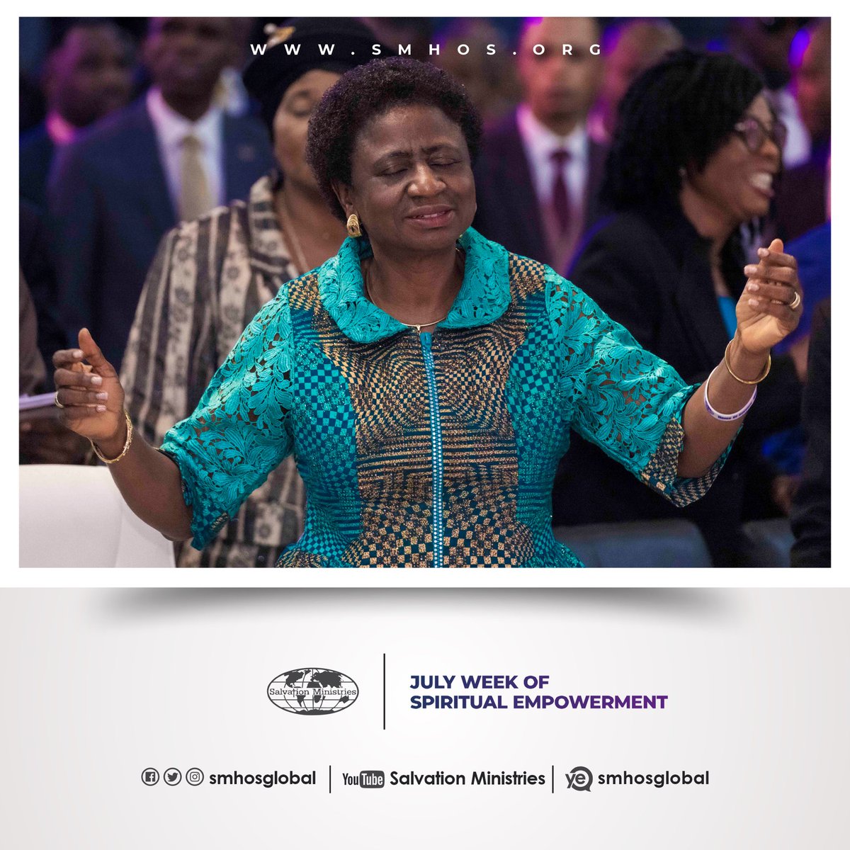 smhosglobal's tweet photo. Being the third day, the tempo of today’s service was set at a fiery level, with God executing vengeance on our behalf. Thank you for being a part of the service. Here are some highlights from today.
#SalvationMinistries #DavidIbiyeomie #JulyWose https://t.co/ge1OO7lRq3