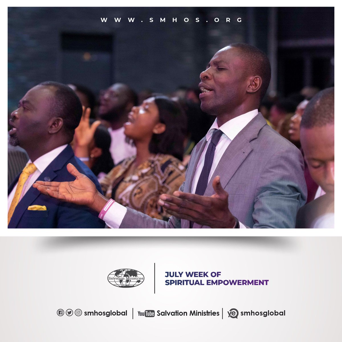 smhosglobal's tweet photo. Being the third day, the tempo of today’s service was set at a fiery level, with God executing vengeance on our behalf. Thank you for being a part of the service. Here are some highlights from today.
#SalvationMinistries #DavidIbiyeomie #JulyWose https://t.co/ge1OO7lRq3