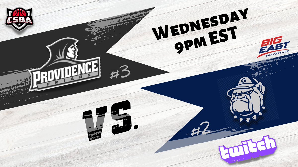 CSBABasketball's tweet photo. BIG EAST Conference Tourney Semi Final!
Tune in 9PM EST!!
Join us live on Twitch https://t.co/5uMjt9KXPX
#college #csba #thisiscsba #simulationsports #SIM #tourney #conferencetourney https://t.co/BMuICS4soO