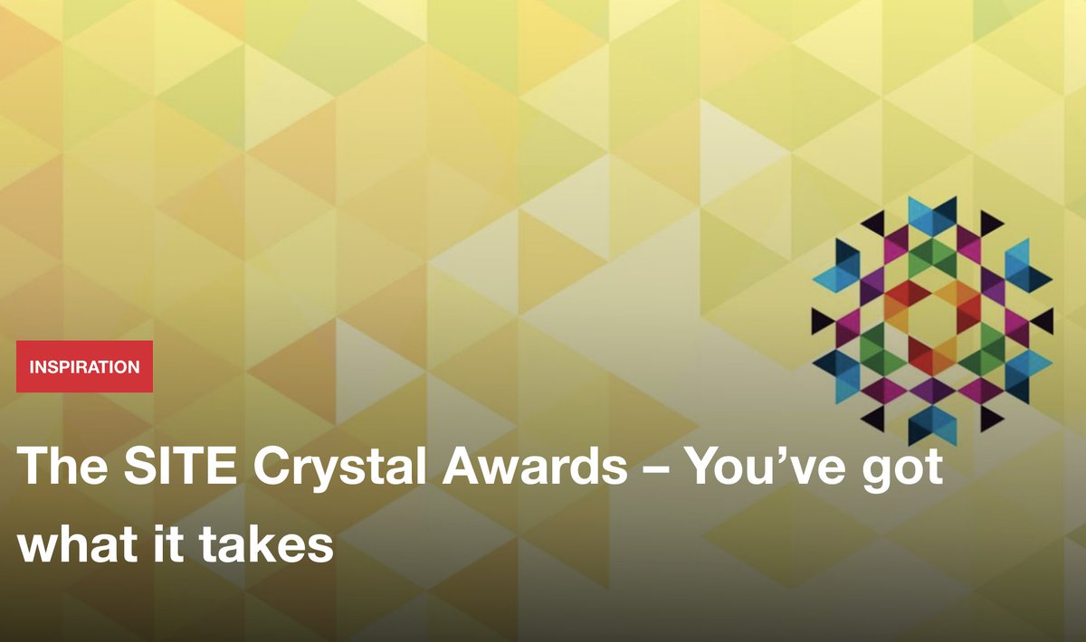 Need help getting started with your 2022 SITE Crystal Awards submission? Former SITE President and multiple-time winner <a href="/KohliRajeev/">Rajeev Kohli</a> shares a few of his top Crystal Awards application tips: siteglobal.com/blog/site-crys…