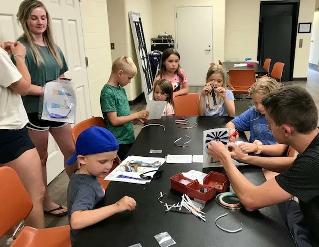 MakerCamp's tweet photo. Summer camps are kicking off. Charles H. Stone Memorial Library held a day of fun activities like paper circuit lighthouses and a buoy obstacle course. Looking for ideas? Register for Maker Camp for free at https://t.co/uM5A2Dca1D #MakerCamp #SummerofLearning #LibraryMakers https://t.co/k5hIJ5al12