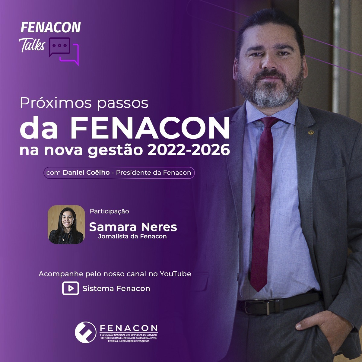 Fenaconfed's tweet photo. No comando da FENACON desde o dia 1º de julho, o empresário contábil Daniel Coêlho explica quais os próximos passos da nova gestão que vai até 2026.
ASSISTA!
https://t.co/fAysXIkJNI
Leia mais: https://t.co/PQ0GEcwNfK
#FENACON #novagestão #fenacontalks #Contabilidade #cfc https://t.co/Mml2B2u18G