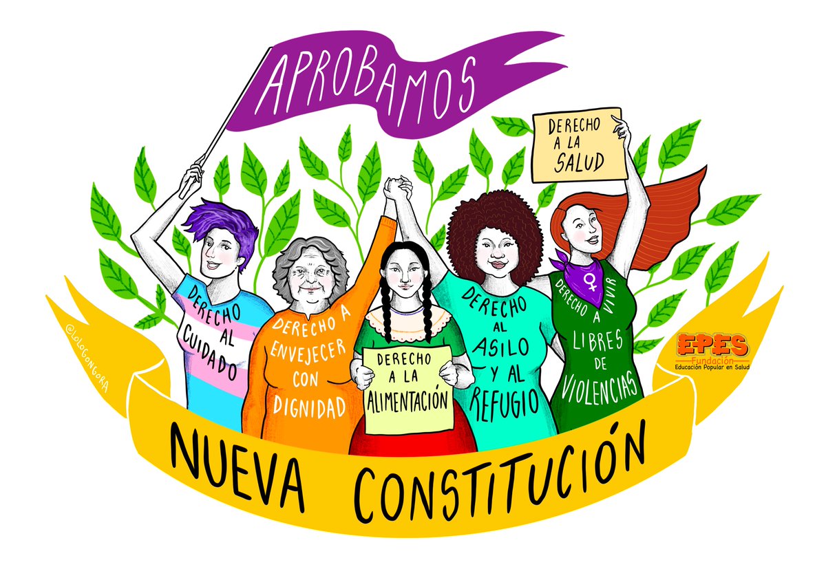 Salud_unDerecho's tweet photo. EPES, comprometida hace 40 años en promover la salud y vida digna de las personas y comunidades, este 4 de septiembre apuesta por el #Apruebo porque la #NuevaConstitución, construida en democracia y paridad, garantiza derechos fundamentales 
Firme y convencida #AprueboDeSalida https://t.co/RV3dXIiP9c