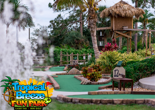 TB_FunPark's tweet photo. Dare to try for a hole in one at the world’s longest mini golf hole? If you think you’re up for the challenge, come on out to Tropical Breeze Fun Park! ⛳🌴
https://t.co/8DTfUWvKgu
#FloridaFun #CapeCoral #MiniGolf #WeekendFun https://t.co/NZzyUie7ZG