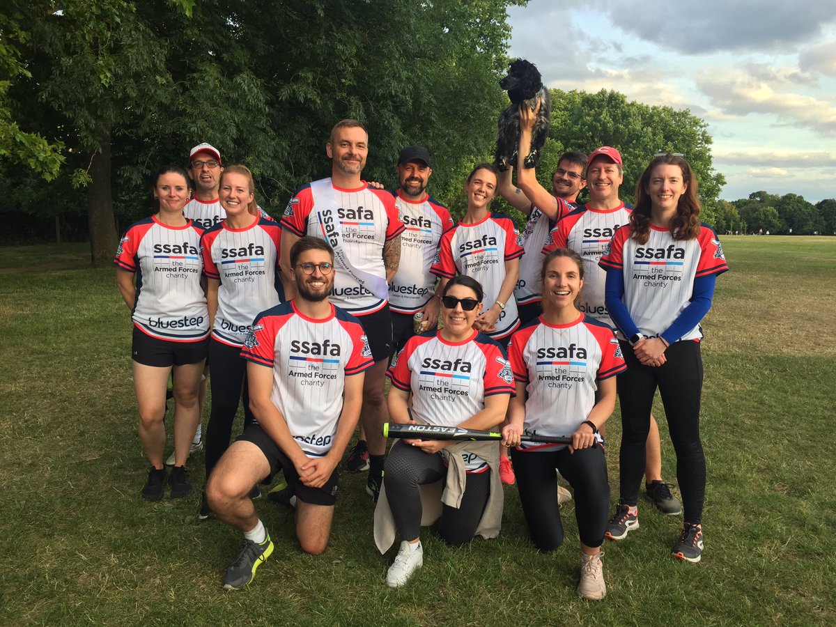 A very tight game (and very competitive ) tonight against #southwarksluggers, one run was in it, 8-7 to <a href="/SSAFASoftball/">SSAFA Softball Team</a> with MVP Lee Stewart making a superb debut ! Really proud of how we held it together against a very good team. <a href="/CharitySoftball/">London Charity Softball League</a> <a href="/bluestep_s/">Bluestep Solutions</a>