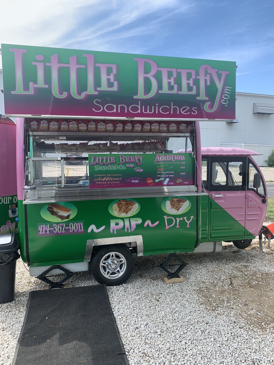 Little Beefy is here today! Beers &amp; beef @ 4pm 😂🍻