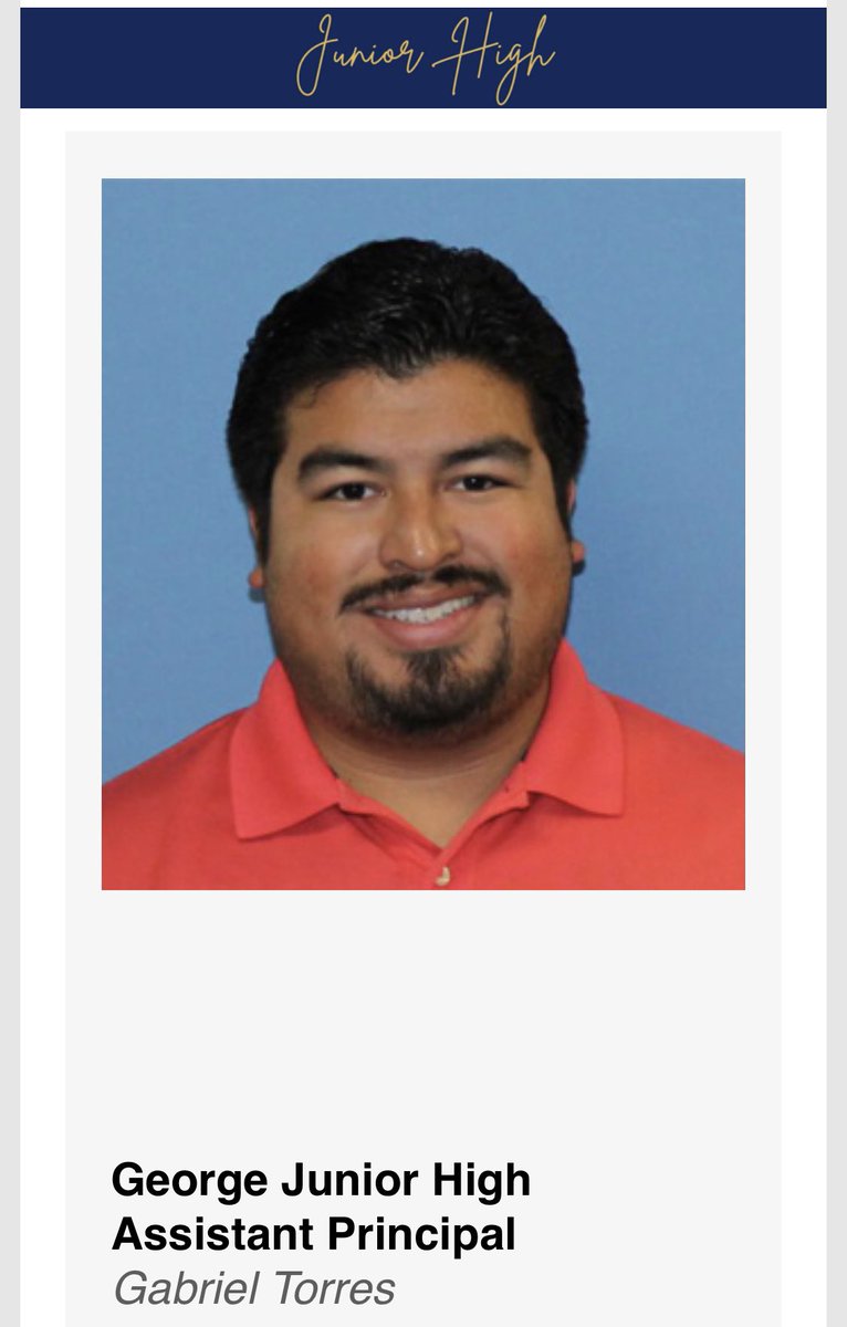 MrsTorresCFHS's tweet photo. It’s officially official! I am so proud to announce my husband’s new position in @LamarCISD ! He has worked so hard for this opportunity and I am so excited for him. You will make the Rangers proud! 
@MrTorresCFHS @GJHRangers https://t.co/2erDDN9Ap2