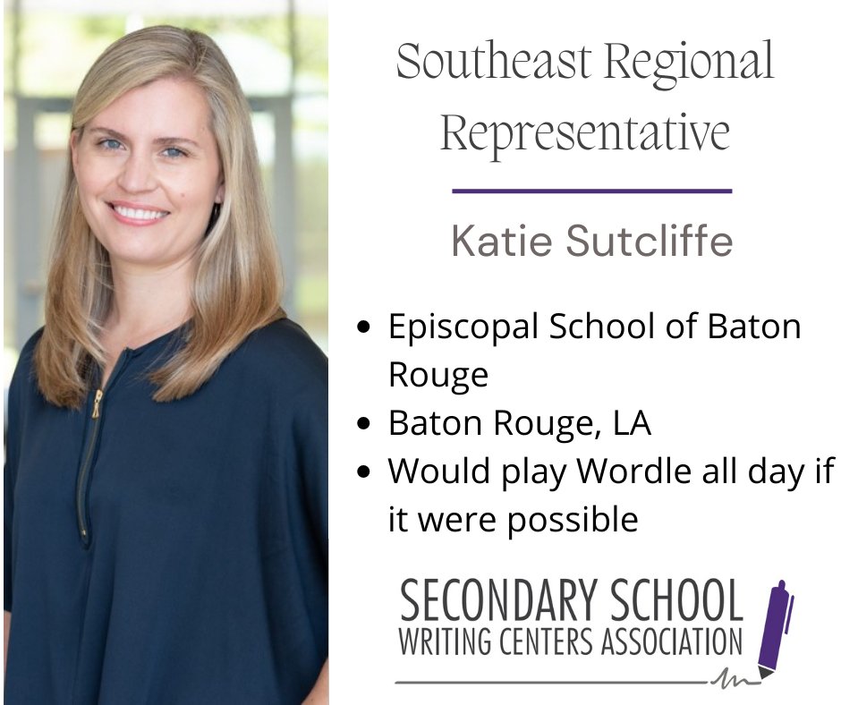 SSWCA's tweet photo. Katie Sutcliffe will be our Southeast Regional Representative. https://t.co/O75VbvjCx3