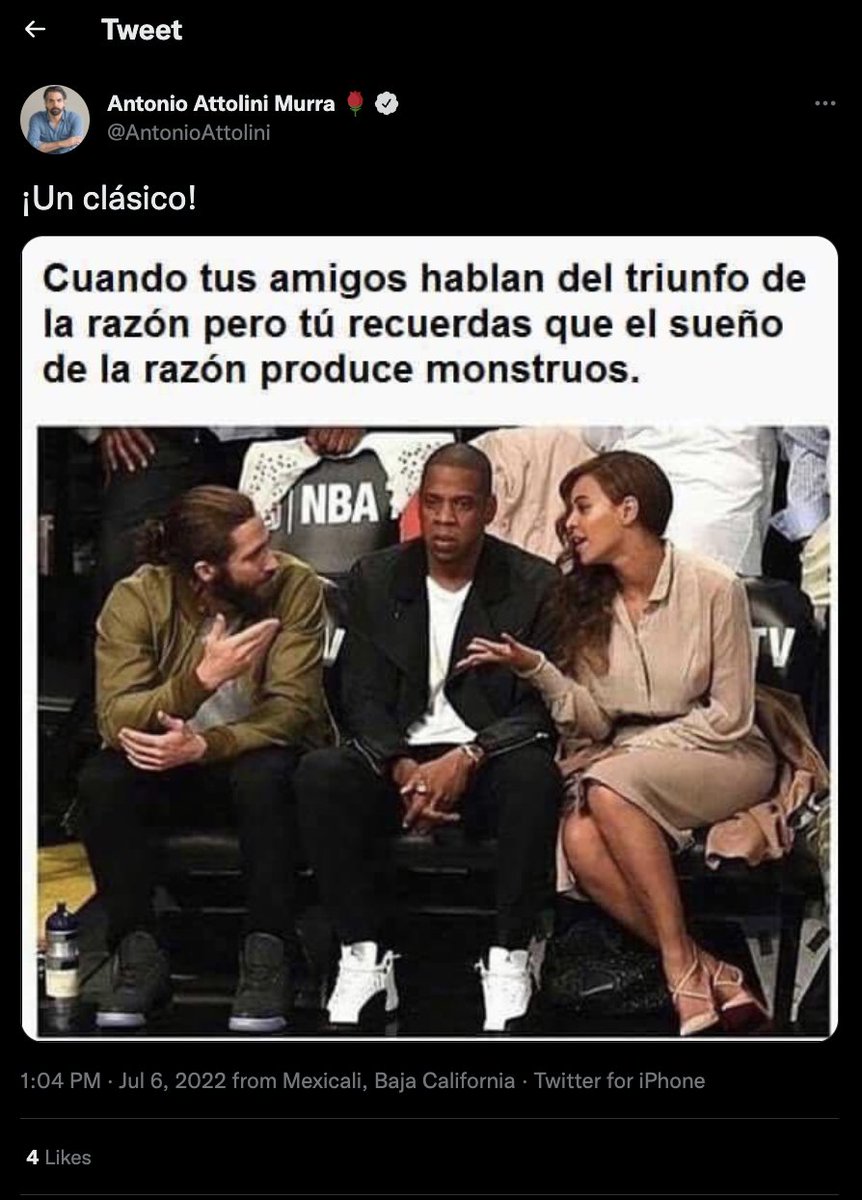 HumillAttolini's tweet image. Pobre p3nd3jo queriéndose hacer siempre el intelectual.

Otro clásico de Goya es Saturno devorando a sus hijos. Así como la 4T devora a todos los que se le voltean y dejan de seguir ciegamente al mesías, Antontio.