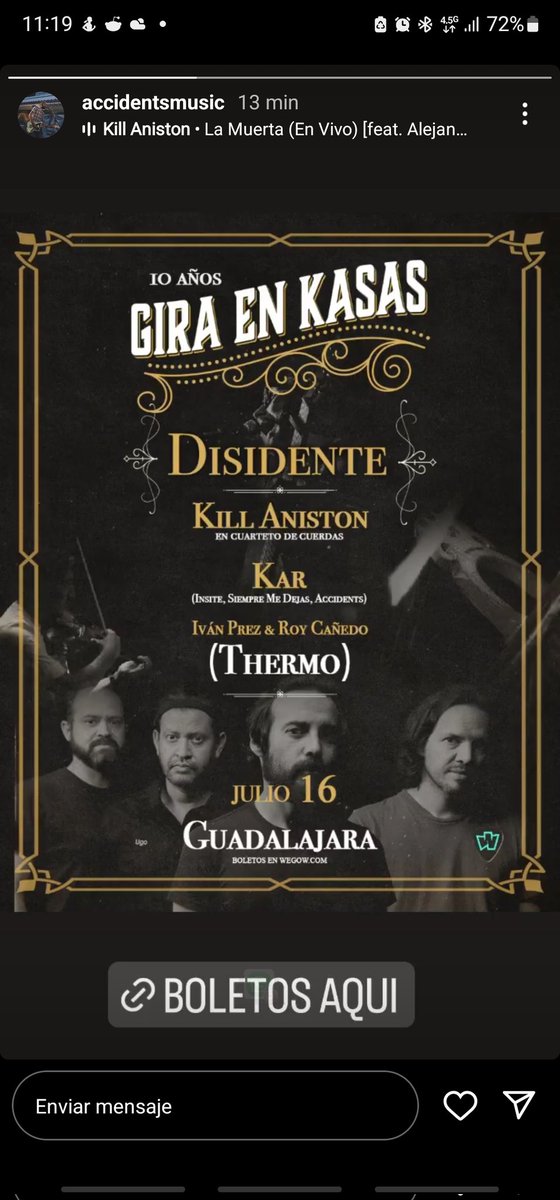 Amigos estoy en cadena de oración 

<a href="/FansAccidents/">AccidentsFans</a> <a href="/Kar_smith/">𝐊𝐀𝐑</a> <a href="/Roycanedo/">Roy Cañedo</a> <a href="/IvanPrez/">Viejo Horrible</a> deberían ponerse de acuerdo con <a href="/josemeyeribarra/">José Meyer Ibarra ☭</a> traer ese chou paranla CDMx y se haga  un reencuentro con <a href="/ThermoBand/">Thermo</a> .. y cantar rojo azul 

No sean gachos