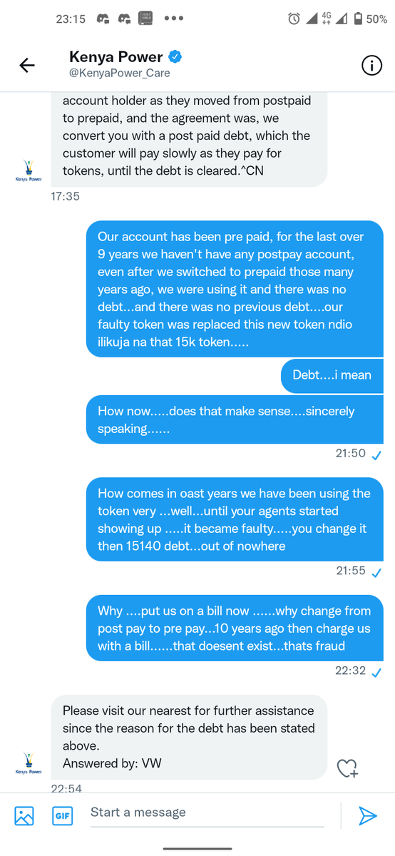 gerry_sifa's tweet photo. @KenyaPower_Care look at kenya power taking advantage of us ...... Being senseless.....and unreasonable.....  And unrealistic https://t.co/oabbCZm7O9