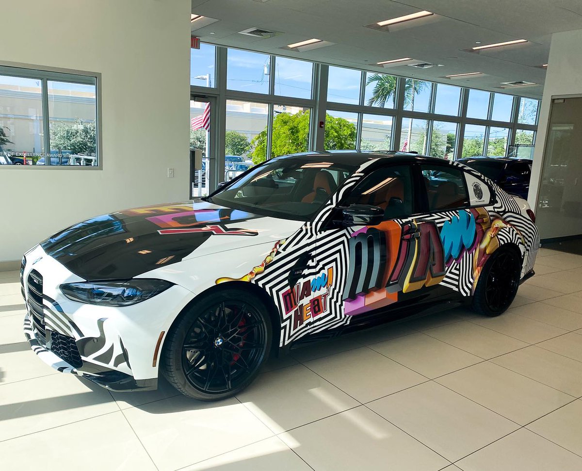 VistaMotors's tweet photo. Thanks to everyone that joined us for our Miami Heat Wrapped BMW Tour at #VistaBMWPompanoBeach https://t.co/UAAefMOrKL