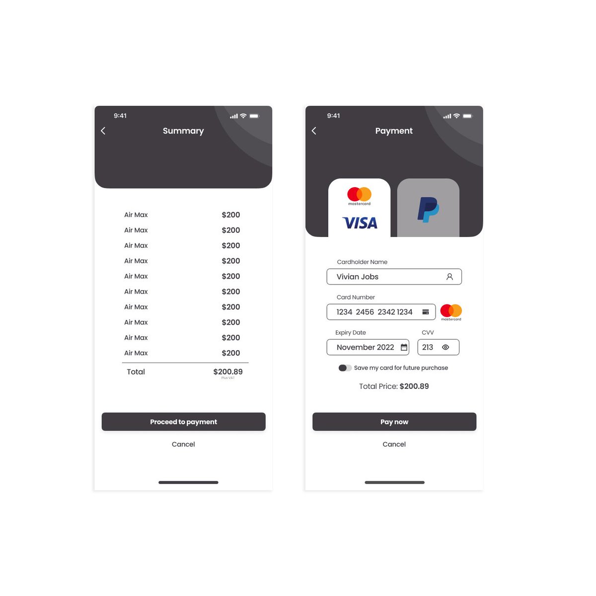 _cayode's tweet photo. #DailyUI || Day 002 || Credit card checkout  #itshappening #GodOfWarRagnarok #uidesign #uiuxdesign #productdesign #kayodeuiux https://t.co/JbkeIpLR4H
