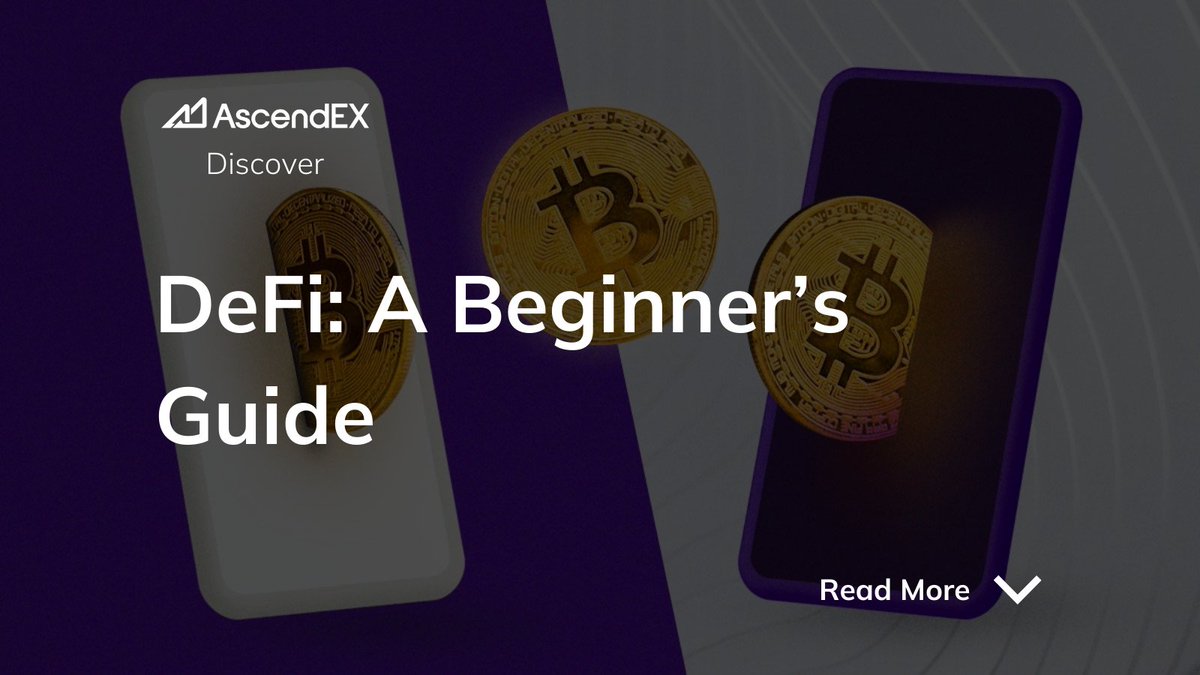 AscendEX_'s tweet photo. #AscendexDiscover
One day, a few lines of code might replace your bank…
Today, it’s called #DeFi 🏦

You will learn about:
🤝#DEXs = Decentralized exchanges
💰Lending in DeFi
⚠️Risk and the future

⬇️Here to learn more⬇️
https://t.co/H0grpYQJgP

#crypto #defi
🧵1/2 https://t.co/XEiYJugLX6