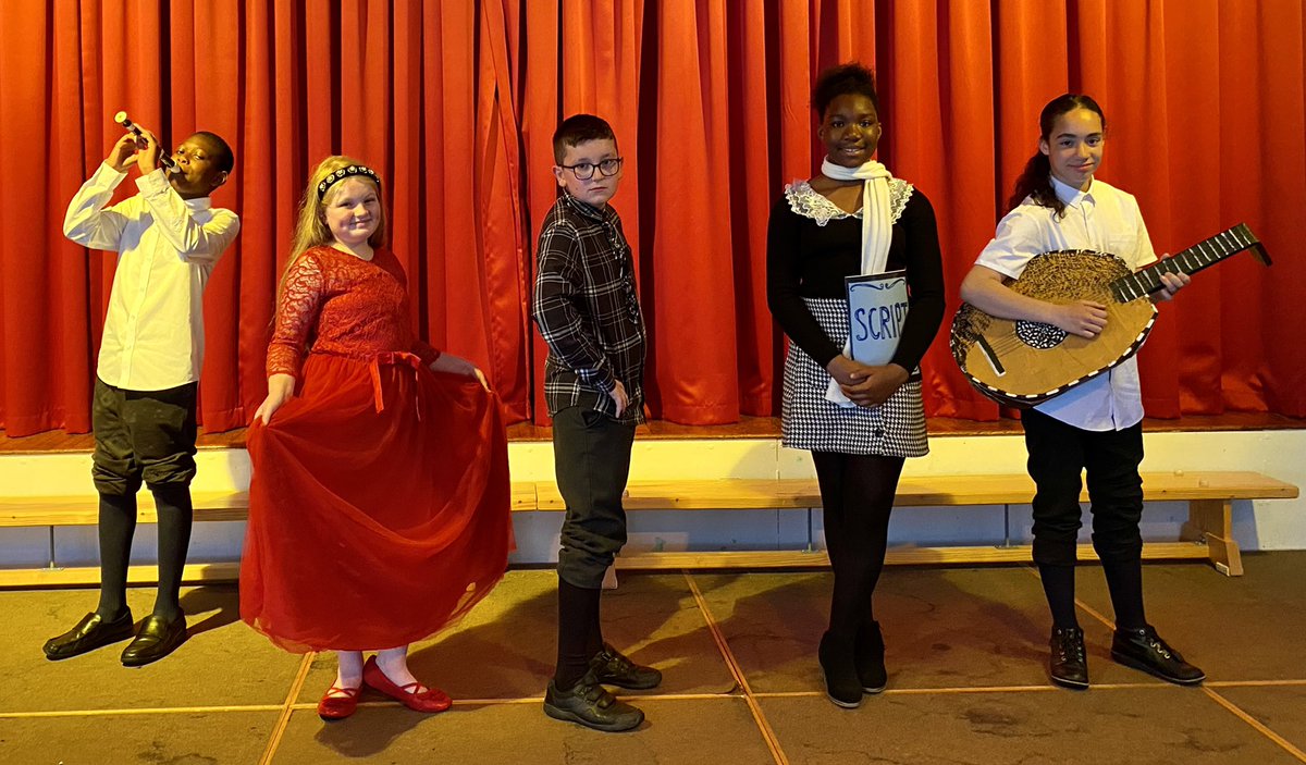 stanthonysm22's tweet photo. Year 6 are looking fantastic and all set to perform “Shakespeare Rocks.” Dress rehearsals this week for some of the classes to see and then on Monday two shows for the parents! https://t.co/XJfqHPeiYg