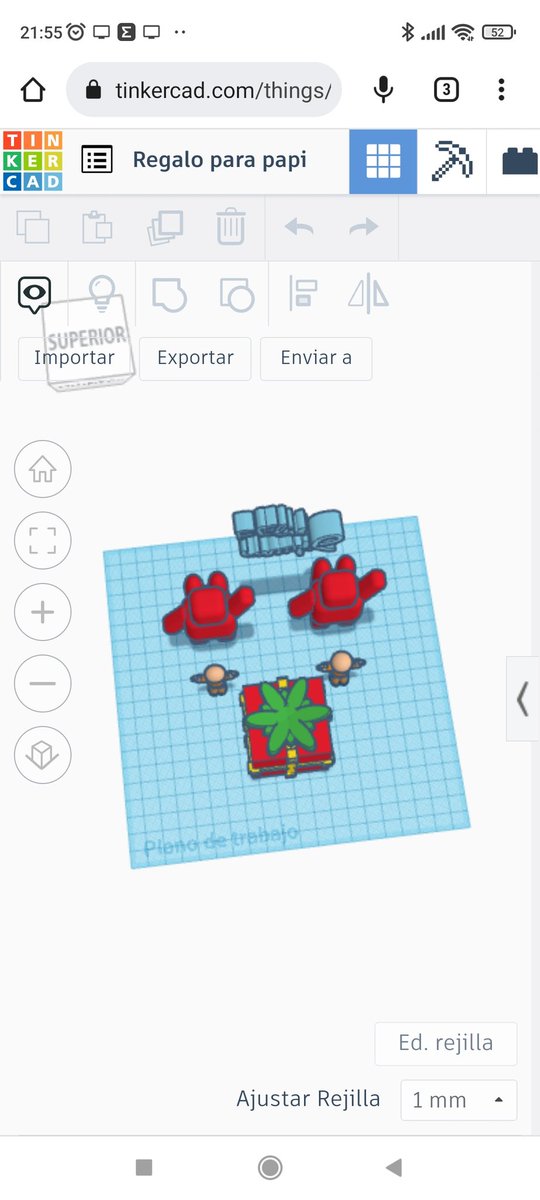 masanve's tweet photo. Muchas gracias a todos por las felicitaciones, así da gusto cumplir años. Pero lo siento mucho pero la mejor felicitación ha sido la de mis nenes. Que le estés enseñando a diseñar en 3D y lo utilicen para realizar esto no tiene precio https://t.co/xeaNYYpCcv