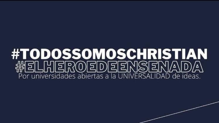 LimoVeronica's tweet photo. Que no apaguen su voz ni la de ningún otro por pensar distinto y no apoyar la cultura de la muerte. Mi profunda admiración y apoyo a Christian!! #HeroeDeEnsenada https://t.co/JEhylghdw7