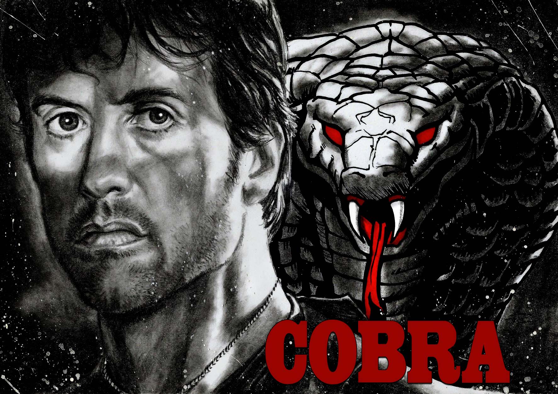 Сильвестр Сталлоне Кобра Постер