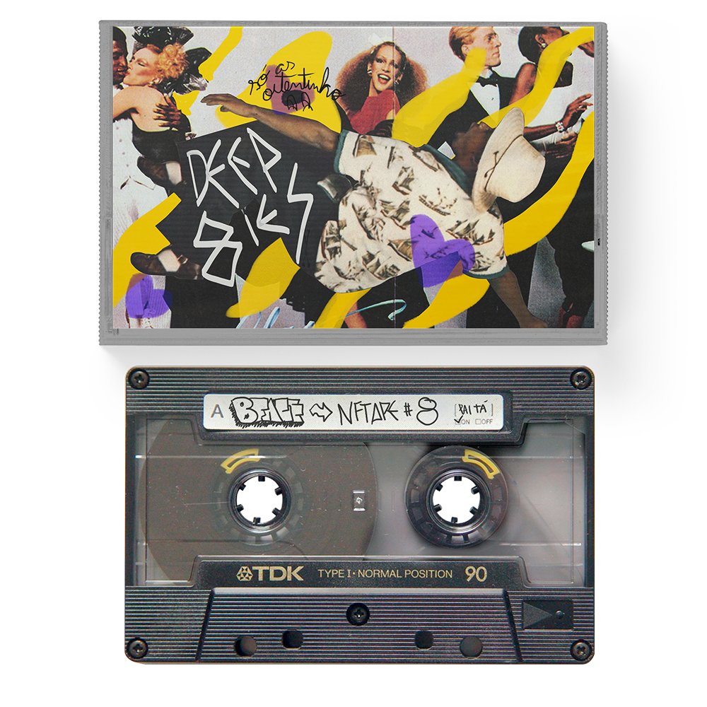 BeefNf's tweet photo. NFTAPE #8: DEEP 8IES

NFTape brings you the experience of listening to a mixtape on a casset, in this edition I brought a clipping from the 80's in different styles and countries.

18/30 available at @objktcom 
0.8 tez

link below

#objkt #tezos #MixTape #cassette https://t.co/n1HafWCPz2