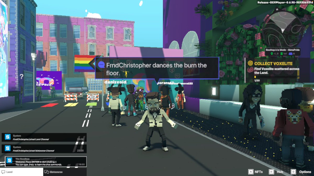 FrndChristopher's tweet photo. @TheSandboxGame @METAPRIDELAND I just participated in the #BelongingWeek contest for a chance to win a Progress Flag NFT! Check out my screenshot below!
👇 https://t.co/JyboEOMtzh