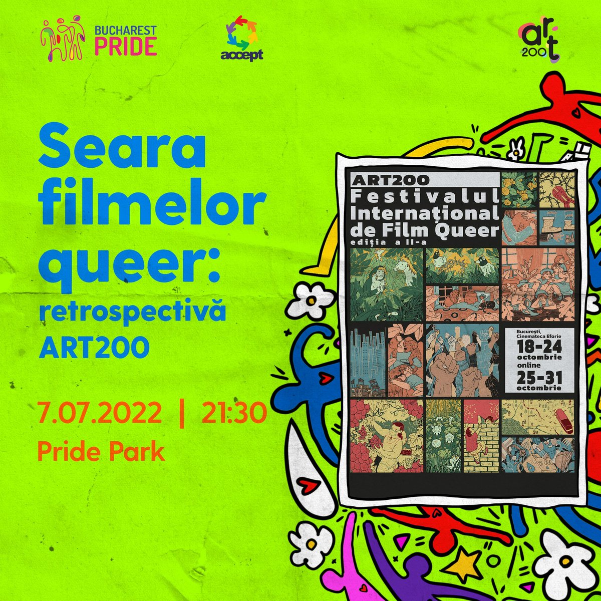 Tamara_Scherbak's tweet photo. "Is Your Teen A Homosexual?" will be screening tomorrow at Bucharest Pride as part of the #Art200 film festival retrospective screening - details below #Bucharest #Pride #Romania #LGBTQ https://t.co/Sa9ODISB1A https://t.co/WnCSRNu8UR