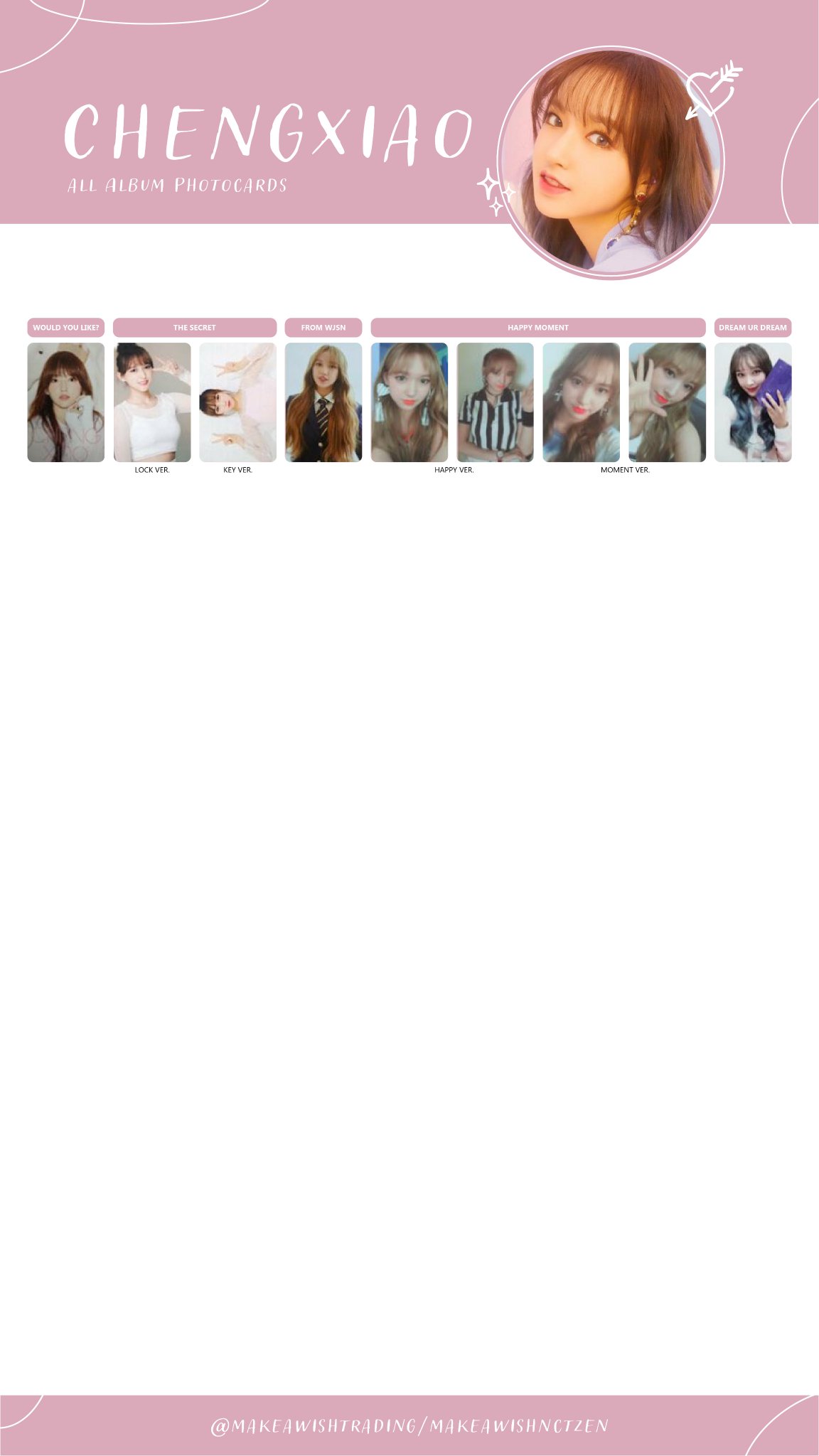 photocard templates on Twitter: wjsn (cosmic girls) photocard template