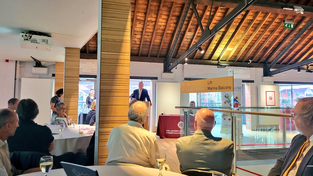 Professor Sondipon Adhikari (@profadhikari) on Twitter photo It was a great experience to be invited by <a href="/LSWalesCDdCymru/">Learned Society of Wales</a> in the new Fellows welcome event at the beautiful <a href="/The_Waterfront/">Waterfront Museum</a> in Swansea.
Very pleased to physically meet other esteemed colleagues elected to the Fellowship. It was a great experience to be invited by <a href="/LSWalesCDdCymru/">Learned Society of Wales</a> in the new Fellows welcome event at the beautiful <a href="/The_Waterfront/">Waterfront Museum</a> in Swansea.
Very pleased to physically meet other esteemed colleagues elected to the Fellowship.