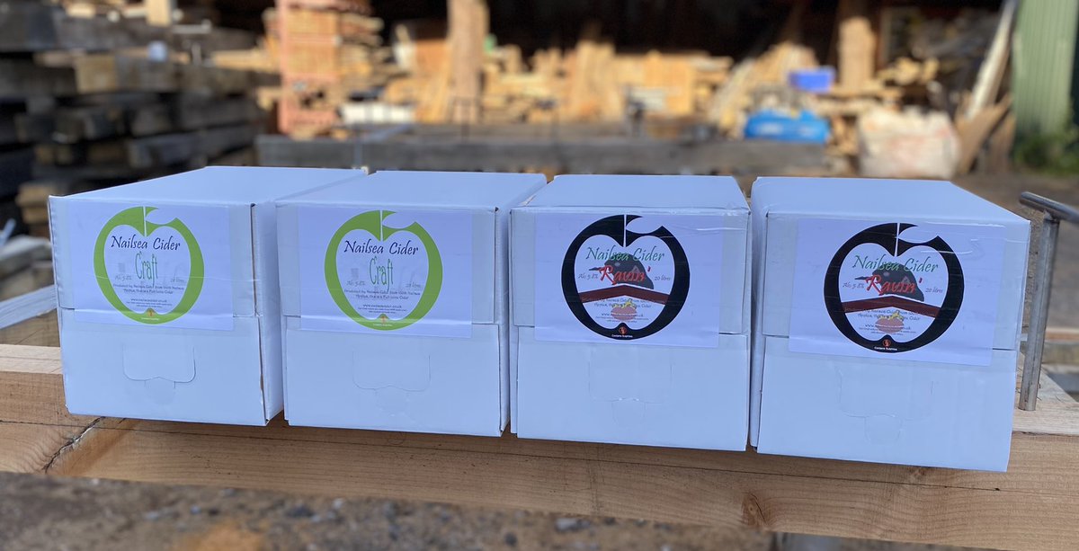 #NailseaCraft plus a special blend #Ravin’ have been delivered to @nailseabackwellrfc for this weekend’s beer &amp; cider festival. One not to be missed