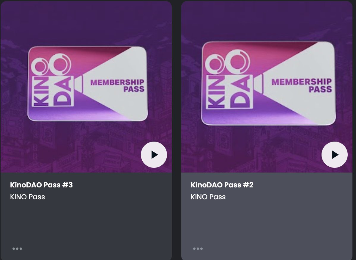 MihaiC's tweet photo. Thrilled to mint my @KinoDAO Passes.

I’m so bullish on this amazing team @NielsJuul7 @punk8869 @JacobKosky @juliawangzhu, their talent, vision and ethos.

The Pass is like being on the Board of a Studio. 
A web3 studio, with creators and community at its core. 

LFG #Film3 🔥 https://t.co/BI8F94Vygy